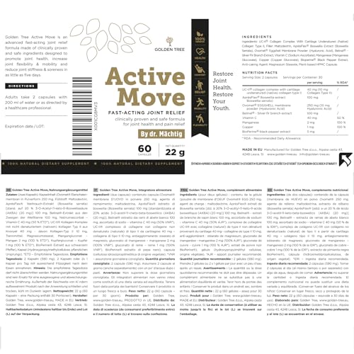Golden Tree Active Move – Natural Joint Care Supplement Improves Joint Flexibility GOLDEN TREEUS supplements