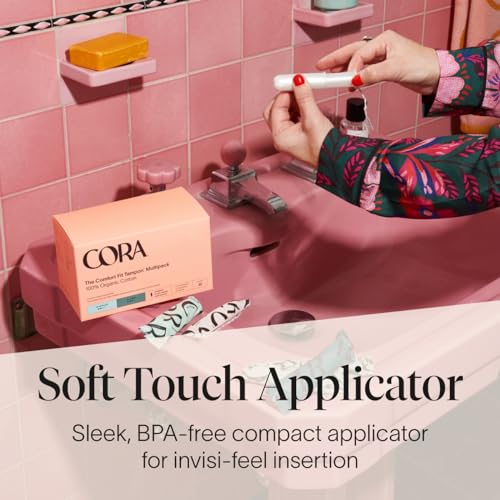 Cora Organic Applicator Tampons | Super Absorbency | 100% Organic Cotton, Unscented Cora Au supplements