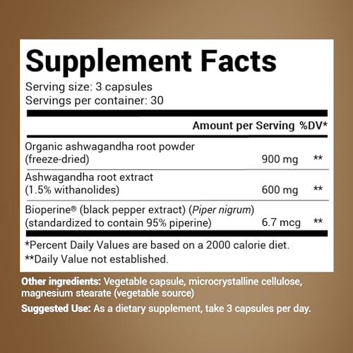 Dr. Berg Ashwagandha Capsules 1500mg - Includes Organic Ashwagandha Root Dr. Berg Nutritionals Au supplements