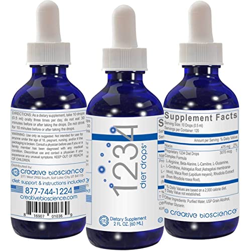 Creative Bioscience 1234 Diet Drops for Women & Men - Diet Drops for Weight Management Creative Bioscience Au supplements