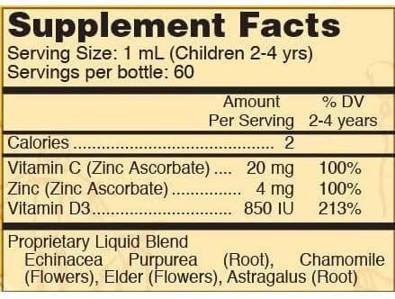 Systemic Formulas Tuff Play Kids Immune Support Supplement, 2 Fl Oz, with Vitamins C, D3 and Zinc #530 Systemic Formulas Au supplements