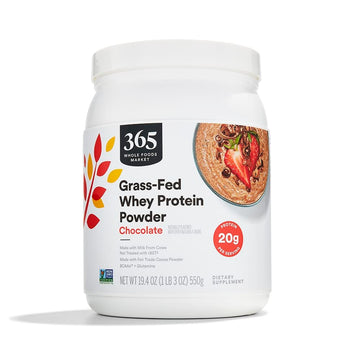 365 by Whole Foods Market, Chocolate Grass Fed Whey Protein, 19.4 Ounce 365 by Whole Foods Market Au supplements