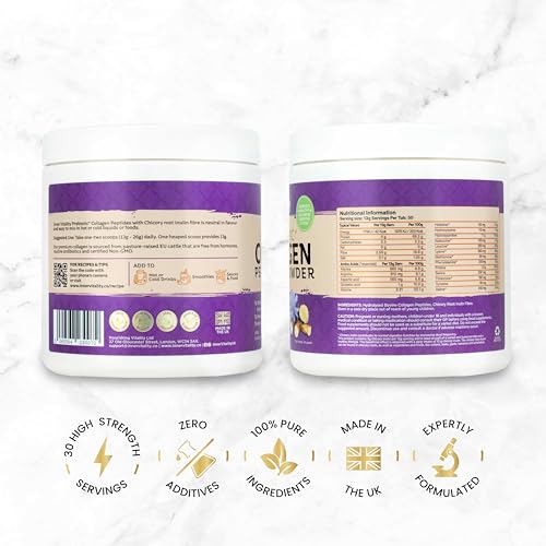 Prebiotic Collagen Powder - 390g Hydrolysed Bovine Collagen Peptides with Prebiotics for Gut Health & Skin Inner Vitality Au supplements