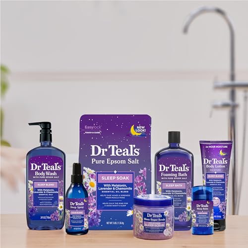 Dr Teal's Sleep Spray with Melatonin & Essential Oil Blend, 6 fl oz (Pack of 3) Dr Teal's Au supplements