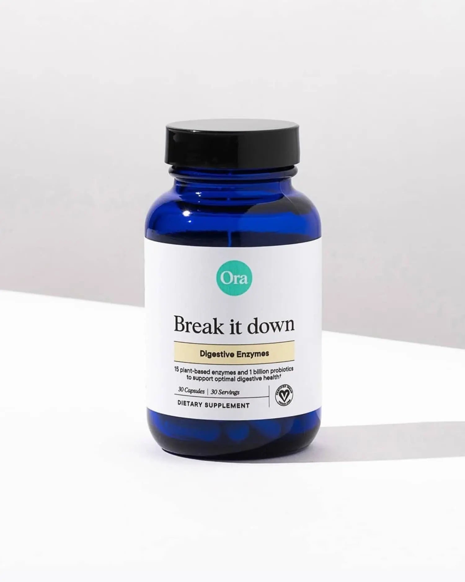 Ora Organic Multi-Enzyme Supplement - Vegan, Gluten Free Enzymes for Digestion with Probiotics for Gut Health, Bloating, Constipation and Gas Relief - 30 Easy to Swallow Capsules Ora Organic Au supplements