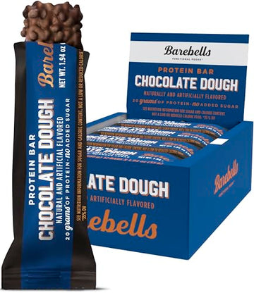 Barebells Protein Bars Chocolate Dough with 1g of Total Sugars - 12 Count, 1.9oz Bars BAREBELLS Au supplements