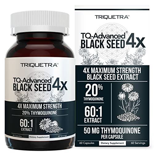 20% Thymoquinone Black Seed Oil Extract Capsules - TQ-Advanced 4X®: Highest Triquetra HealthAU supplements