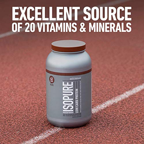 Isopure Protein Powder, Low Carb Whey Isolate with Vitamin C & Zinc for Immune Support Isopure Au supplements