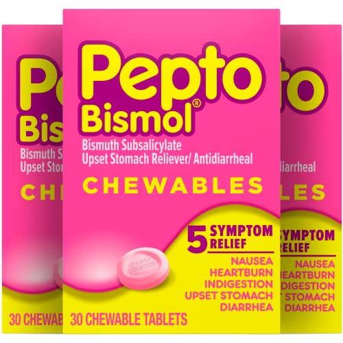 Pepto Bismol Chewable Tablets for Nausea, Heartburn, Indigestion, Upset Pepto Bismol Au supplements