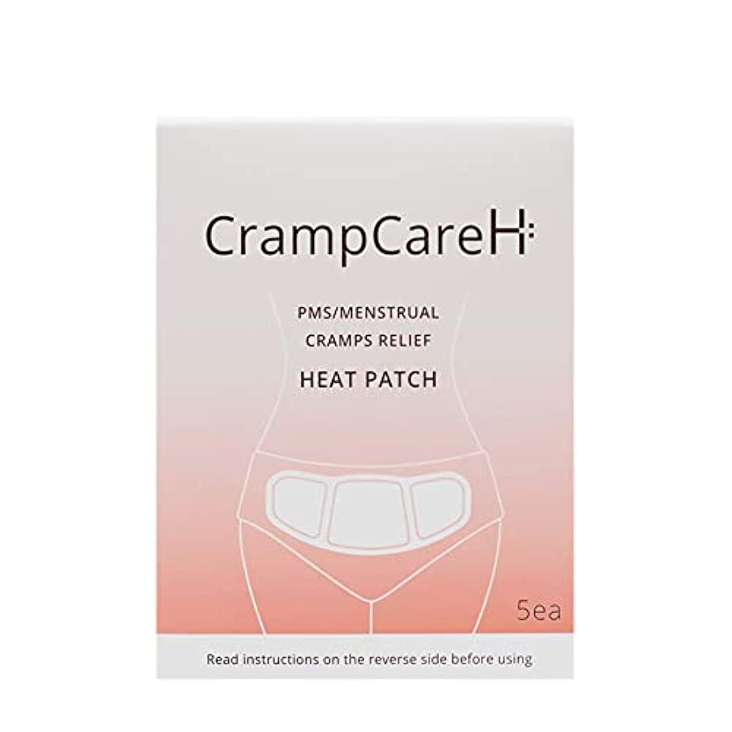 (5 Patches) CrampCareH PMS/Menstrual Cramps Relief Heat Patch with Wide Wings, FDA Registered CrampCareH Au supplements
