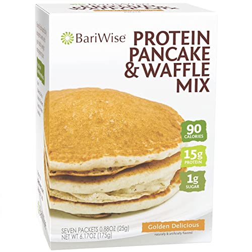 BariWise Protein Pancake & Waffle Mix, Golden Delicious, Low Sugar & Low Carb (7ct) BariWise Au supplements