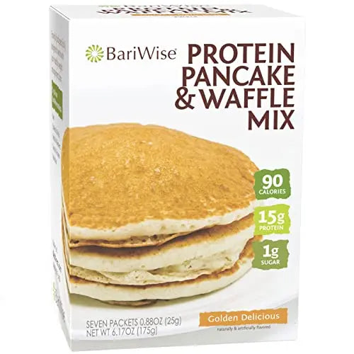BariWise Protein Pancake & Waffle Mix, Golden Delicious, Low Sugar & Low Carb (7ct) BariWiseAU supplements