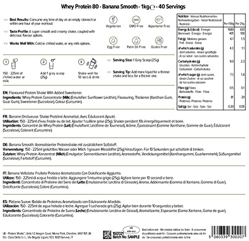 Protein Works - Whey Protein 80 Powder | Low Calorie Protein Shake | Whey Protein Shake Protein Works Au supplements