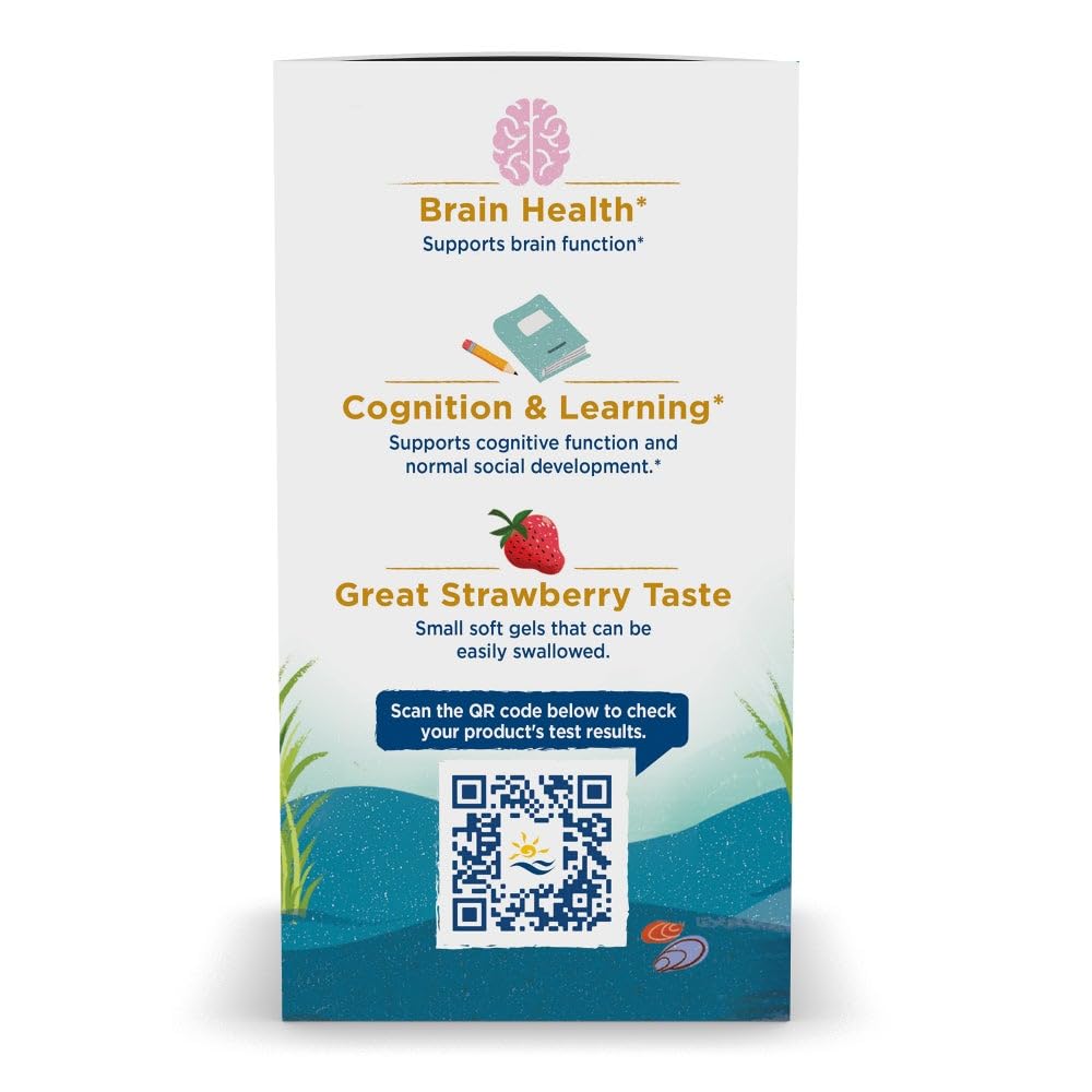 Nordic Naturals Ultimate Omega 2X Teen, Strawberry - 60 Mini Soft Gels - 1120 mg Total Omega-3s with EPA & DHA - Brain Health, Positive Mood, Social Development, Learning - Non-GMO - 30 Servings Nordic Naturals Au supplements