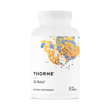 Thorne GI Relief - Digestion Supplement Supports Gut Health & Bloating Relief - Made with Marshmallow Root Extract & Digestive Enzymes - 180 Capsules - 90 Servings Thorne Au supplements