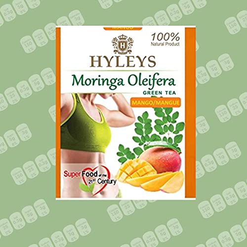 Hyleys Tea Moringa Oleifera with Mango Flavor - 25 Tea Bags (Miracle Tree Tea) HYLEYS Au supplements