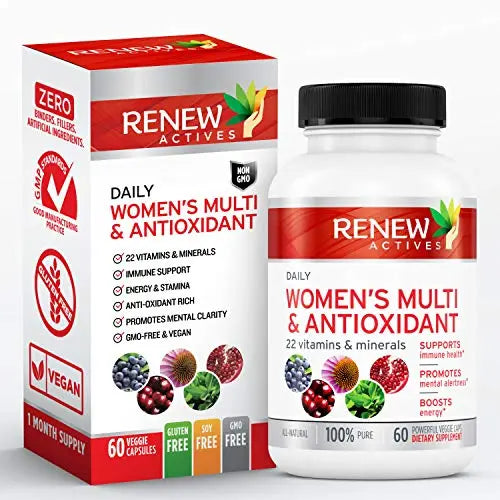 Renew Actives Women's Multi-Vitamin & Antioxidant: Daily Health Supplement for Woman Renew ActivesAU supplements