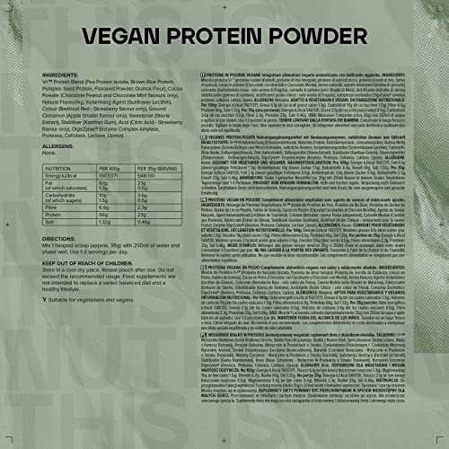 Bulk Vegan Protein Powder, Chocolate Mint, 2.5 kg, Packaging May Vary Bulk Au supplements