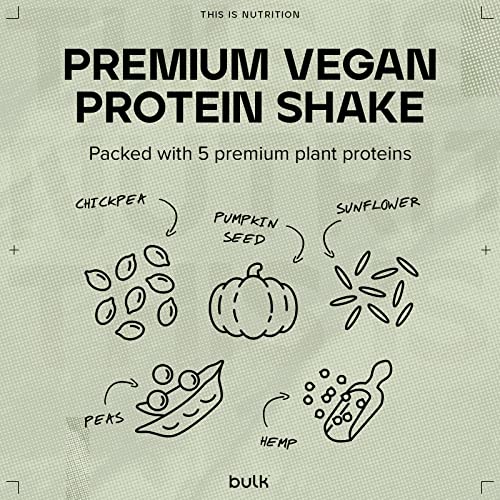 Bulk Gourmet Vegan Protein Powder, Chocolate, 700 g Bulk Au supplements