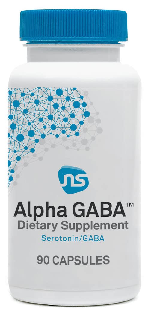 Neuroscience Alpha GABA Supplements - Mood Support Capsules with GABA & L-Theanine - Calming Supplements for Adults for Day or Night Anxiousness (90 ct) NeuroScience Au supplements