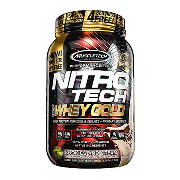 Whey Protein Powder - MuscleTech Nitro-Tech Whey Gold Protein Powder MuscleTech Au supplements