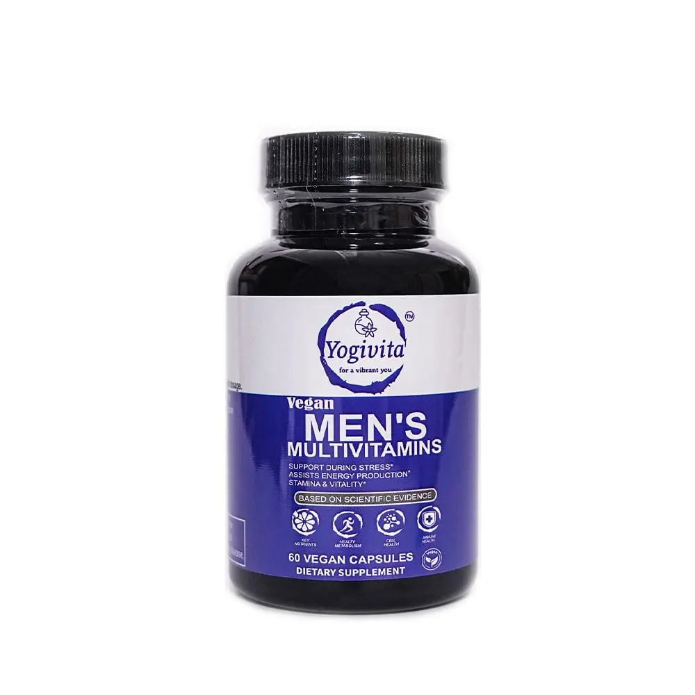 Yogivita Men’s Multivitamin – Complete Wellness, Energy & Immunity Support – Vegan, Gluten-Free, 60 Capsules Yogivita Au supplements