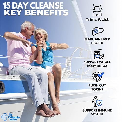 Professional Detox Cleanse for Weight Loss and Belly Fat, 15 Day Colon Cleanse, Body Detox DR VITAMIN SOLUTIONS Au supplements