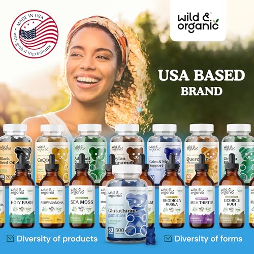 Wild & Organic Glutathione Gummies - Reduced Glutathione for Liver Cleanse & Antioxidants Wild & Organic Au supplements