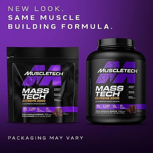 Muscletech Mass Gainer Mass-Tech Extreme 2000, Muscle Builder Whey Protein Powder MuscleTech Au supplements