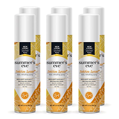 Summer's Eve Tahitian Sunset Daily Feminine Spray, 2 oz, 6 Pack Summer's Eve Au supplements