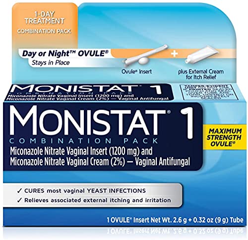 Monistat 1-Day | Day or Night Combination | Yeast Infection Treatment, Prefilled, 1 Pack Monistat Au supplements