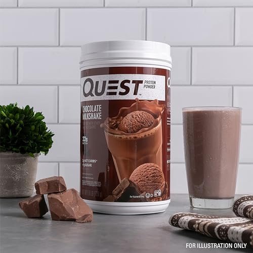 Quest Nutrition Chocolate Milkshake Protein Powder, 22g Protein, 2g Net Carbs, 1g Sugar Quest Nutrition Au supplements