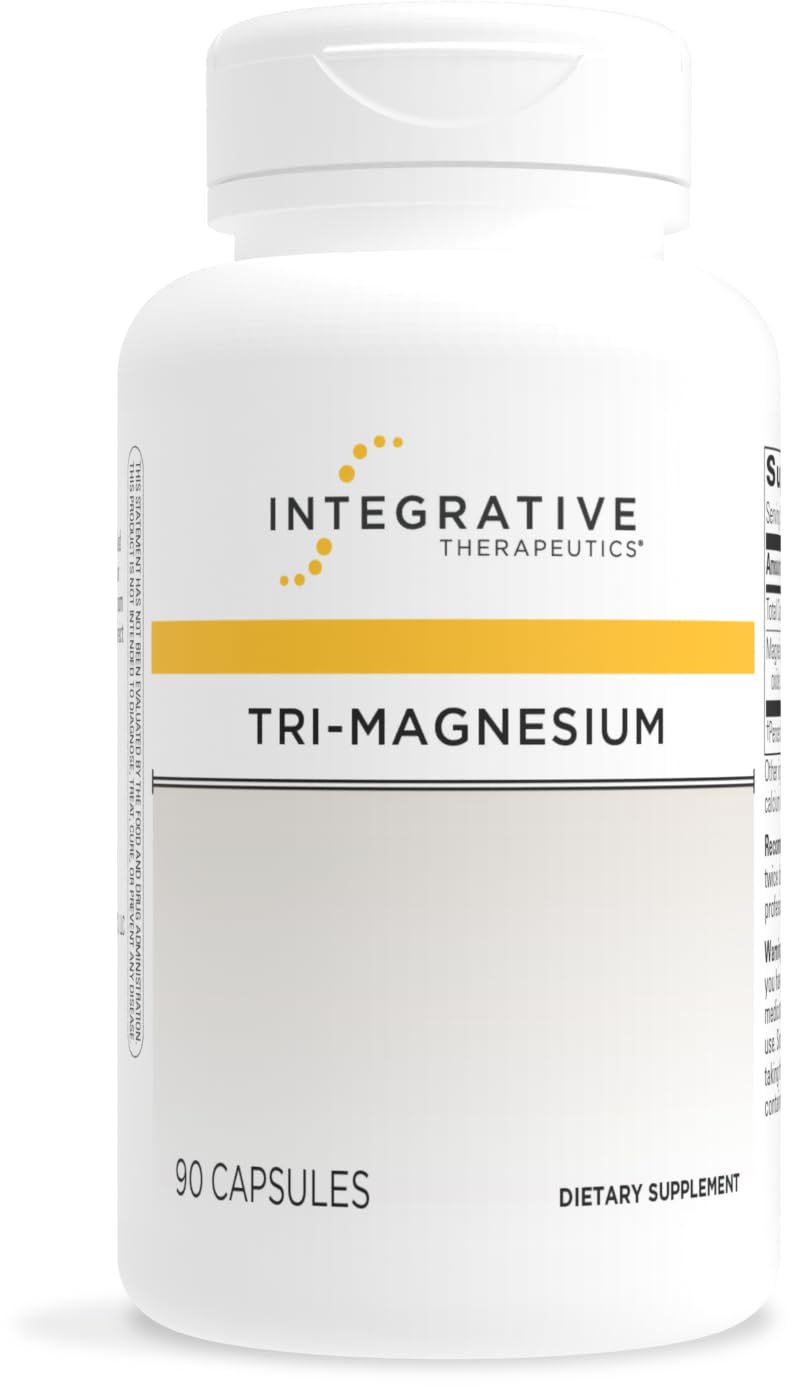Integrative Therapeutics Tri-Magnesium - Supports Cellular Energy & Energy Metabolism* - Magnesium Supplement for Heart & Nerve Health Support* - Dairy-Free & Gluten-Free - 90 Capsules (90 Servings) Integrative Therapeutics Au supplements