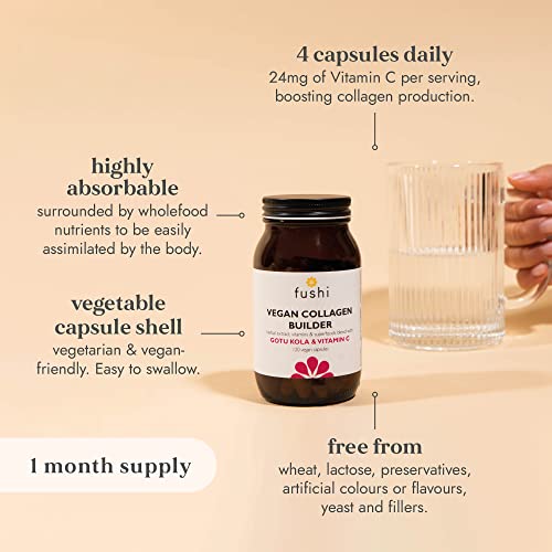 Fushi Vegan Collagen Booster, Vegan Amino Acids, with Vitamin C, E, Biotin Fushi Au supplements