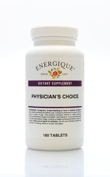 Energique Physician's Choice multivitamin Providing Optimal doses of Essential Vitamins and Minerals. Energique Au supplements