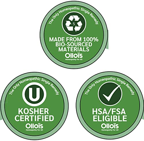 OLLOIS Phosphorus 200ck Organic, Lactose-Free, Kosher Homeopathic Medicine, 80 Pellets (Pack of 3) OLLOÏS Au supplements