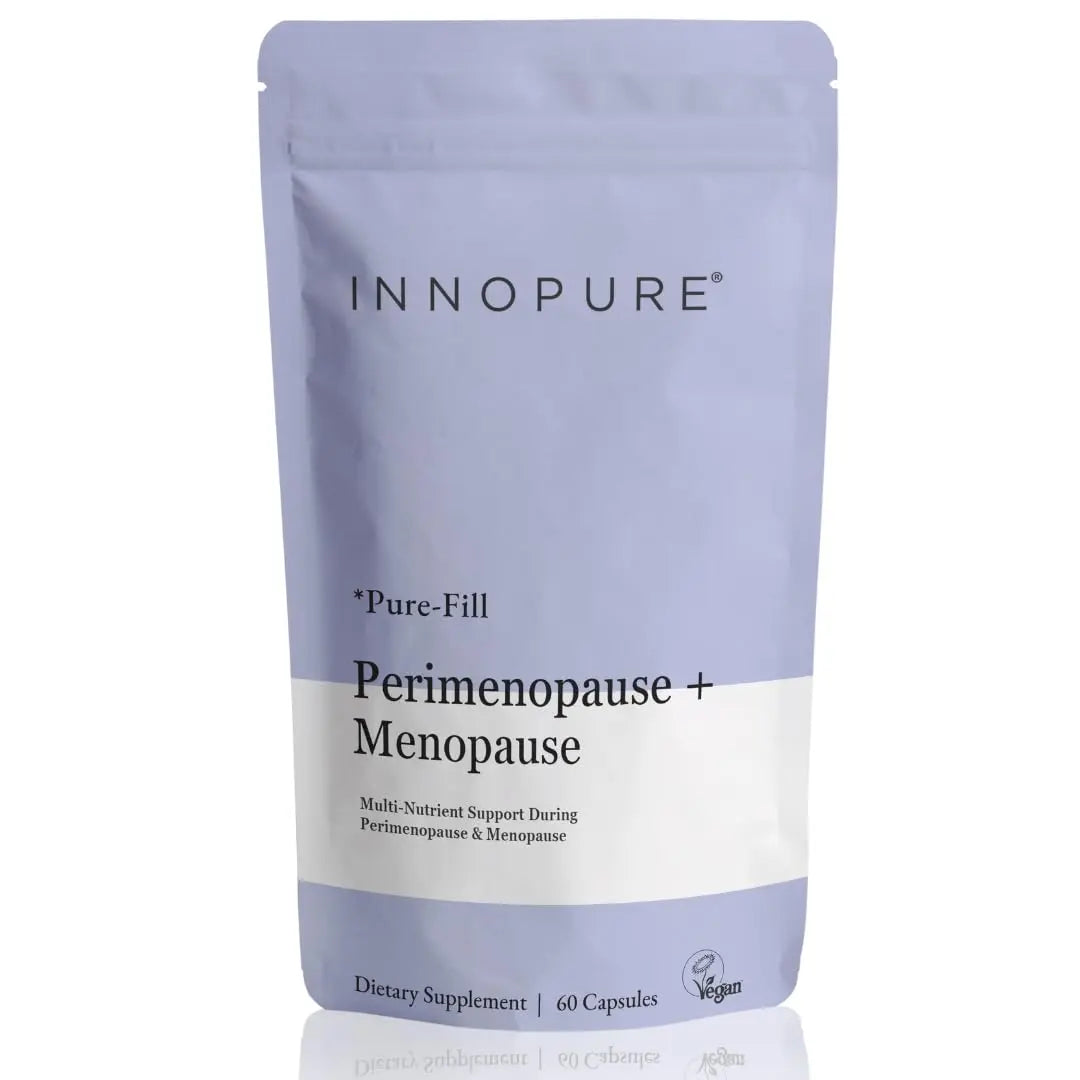 INNOPURE Perimenopause & Menopause Complex for Women (2 Month Supply) Red Clover, Wild Yam, Maca, Sage and Vitamins Including B6 for Hormone Regulation, Clean Label (Pure-Fill) 60 Capsules INNOPURE uk supplements