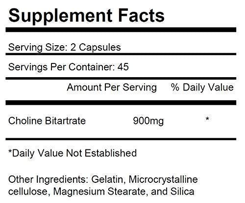 KRK SUPPLEMENTS Bundle Combo of 2 Bottles of Choline Bitartrate and 2 Bottles KRK SUPPLEMENTS Au supplements