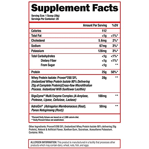 ALPHA LION Superhuman Whey Protein Powder, Great Tasting Pure Whey Protein Isolate ALPHA LION Au supplements