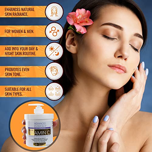 Advanced Clinicals Vitamin C Cream. Advanced Brightening Cream. Anti-aging cream Advanced Clinicals Au supplements