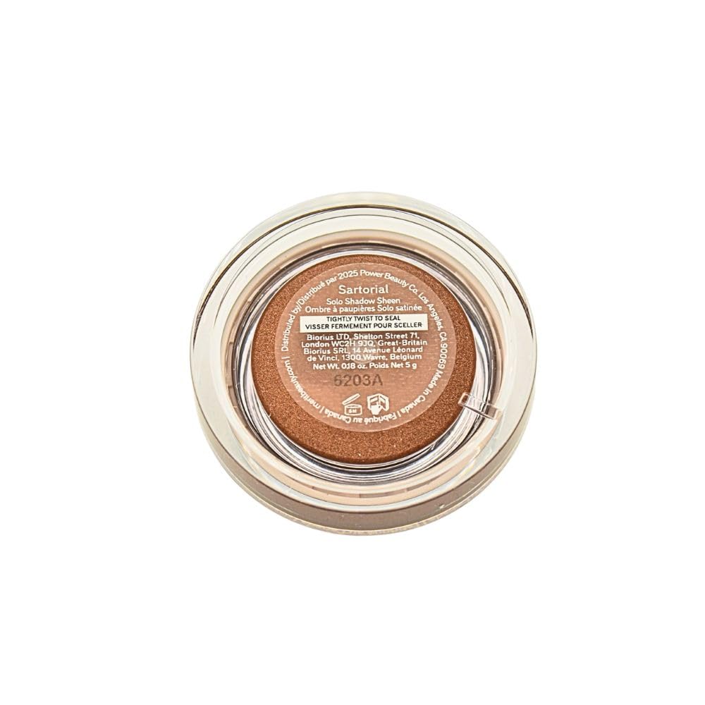 Merit Solo Shadow Cream Eyeshadow Sartorial Bronze, Buildable Crease-Free Pearlescent Color, Vegan & Cruelty-Free, 0.1 oz Merit Au supplements