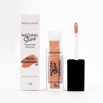 Bade Natural Moisturizing Lip Gloss Peach Champagne 04 – Soft Shine Finish, Smooth Non-Sticky Formula Bade Natural Au supplements