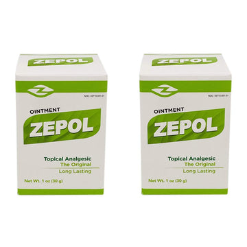 Zepol Original. Topical Ointment for Muscles, Joints, Backache, Sprains, and Strains. 1 oz. Pack of 2 Zepol Au supplements