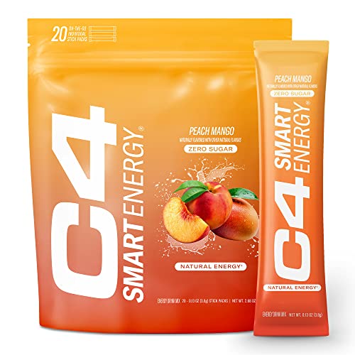 C4 Smart Energy Powder Stick Packs - Sugar Free Performance Fuel & Nootropic Brain Cellucor Au supplements