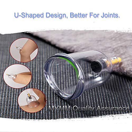 MYMM 12 Cupping Cups Sets Biomagnetic Traditional Professional Chinese Therapy Massage MYMM Au supplements