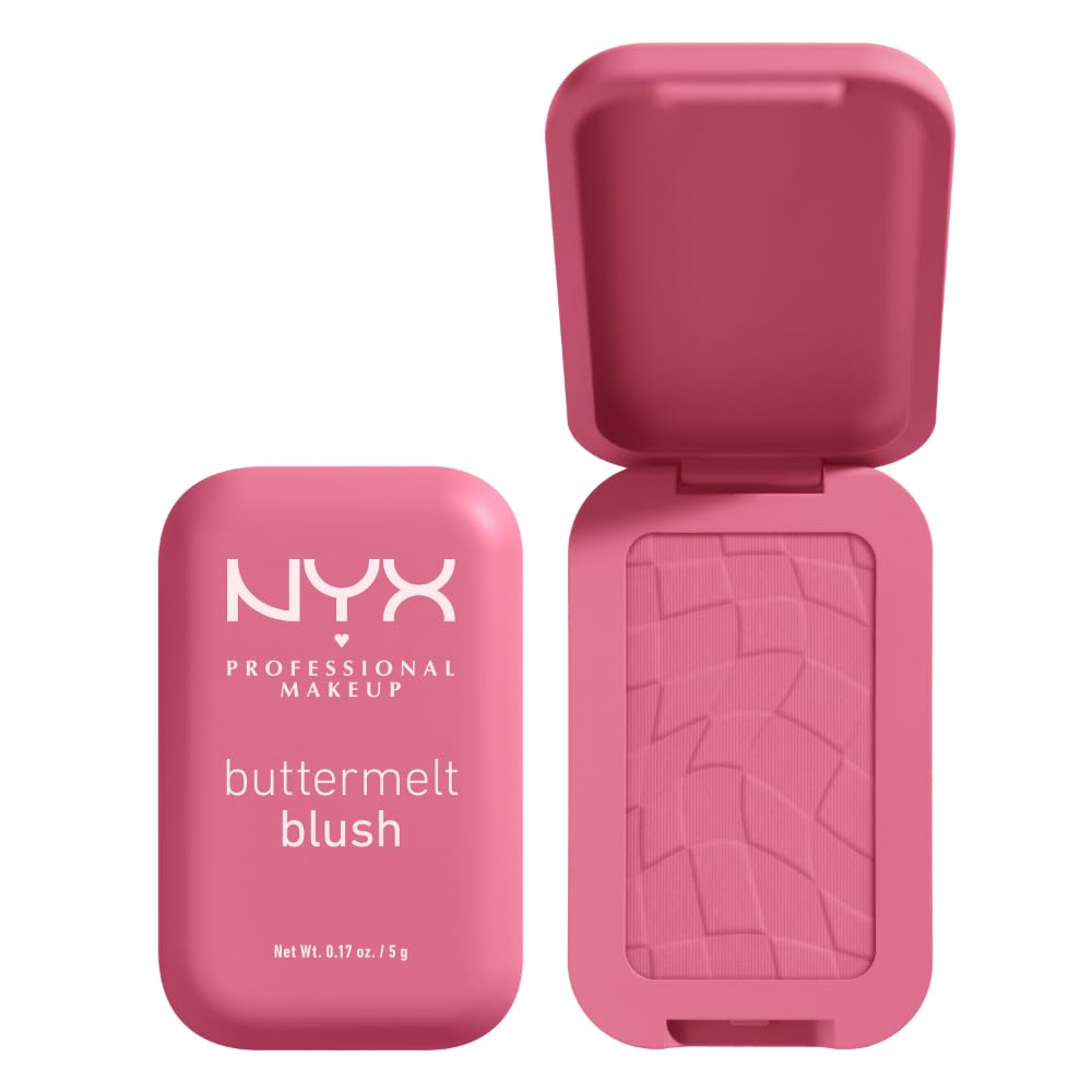 NYX PROFESSIONAL MAKEUP Buttermelt Powder Blush, Fade and Transfer-Resistant Blush, Up to 12HR Make Up Wear, Vegan Formula - For The Butta NYX PROFESSIONAL MAKEUP Au supplements