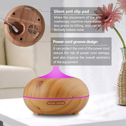 Essential Oil Diffuser, Aromatherapy humidifier, ultrasonic Cold Mist humidifier, 4 Timing Settings TinasChoice Au supplements