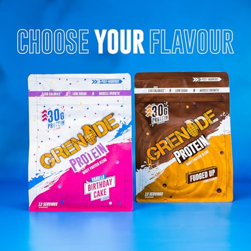 Grenade Protein Powder, Whey Protein Blend with 30g Protein per Serving, High Protein, Low Sugar Grenade Au supplements