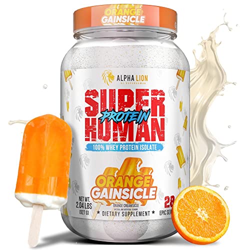 ALPHA LION Superhuman Whey Protein Powder, Great Tasting Pure Whey Protein Isolate ALPHA LIONAU supplements